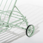 The Al Fresco Sun Lounger Frame in Sage Green