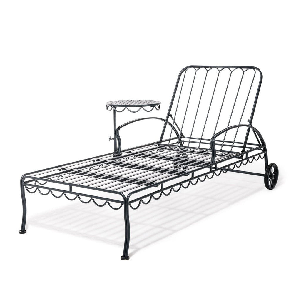 The Al Fresco Sun Lounger - Frame - Vintage Black Al Fresco Sun Lounger Business & Pleasure Co. 