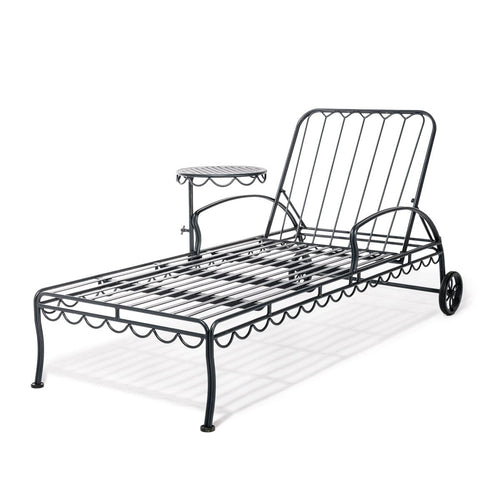 The Al Fresco Sun Lounger - Frame - Vintage Black Al Fresco Sun Lounger Business & Pleasure Co. 