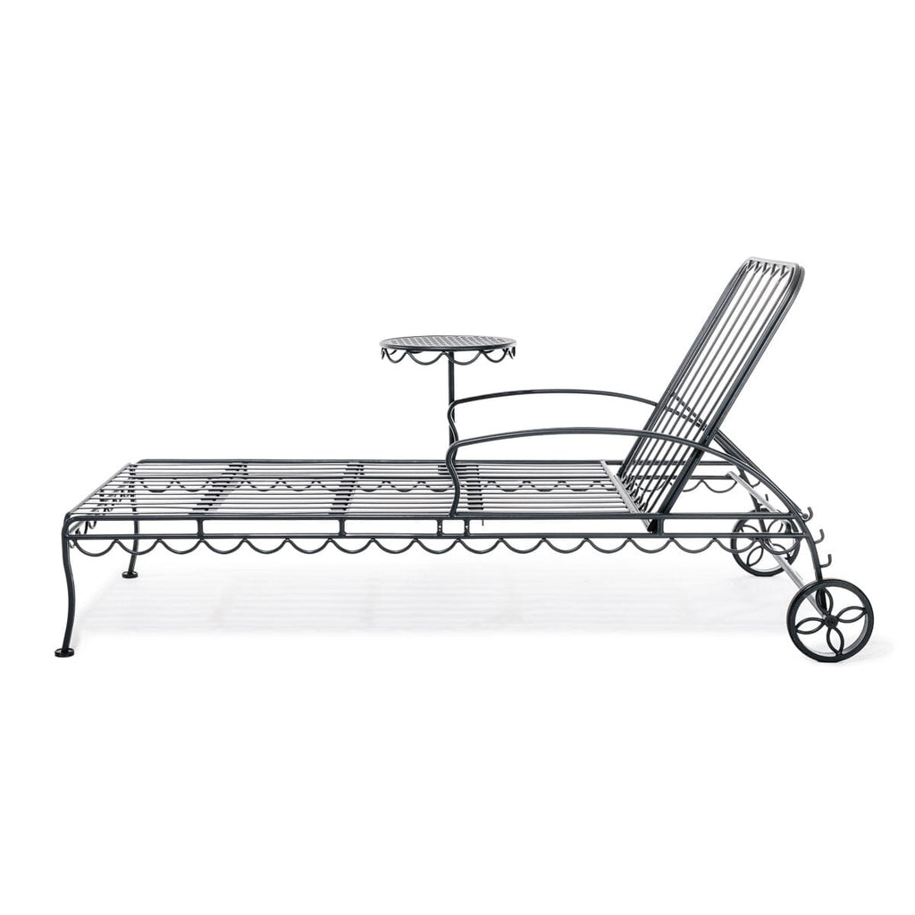 The Al Fresco Sun Lounger - Frame - Vintage Black Al Fresco Sun Lounger Business & Pleasure Co. 