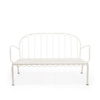 The Al Fresco Love Seat - Antique White Al Fresco Love Seat Business & Pleasure Co 