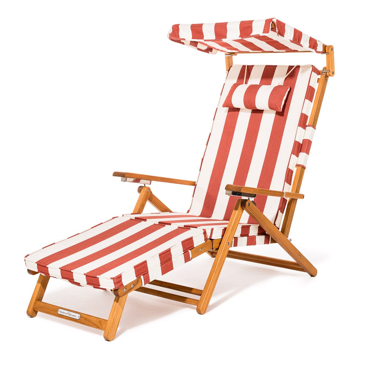 Product image of The Club Chair - Teak Natural - Crew Le Sirenuse Stripe Club Chair Business & Pleasure Co. 