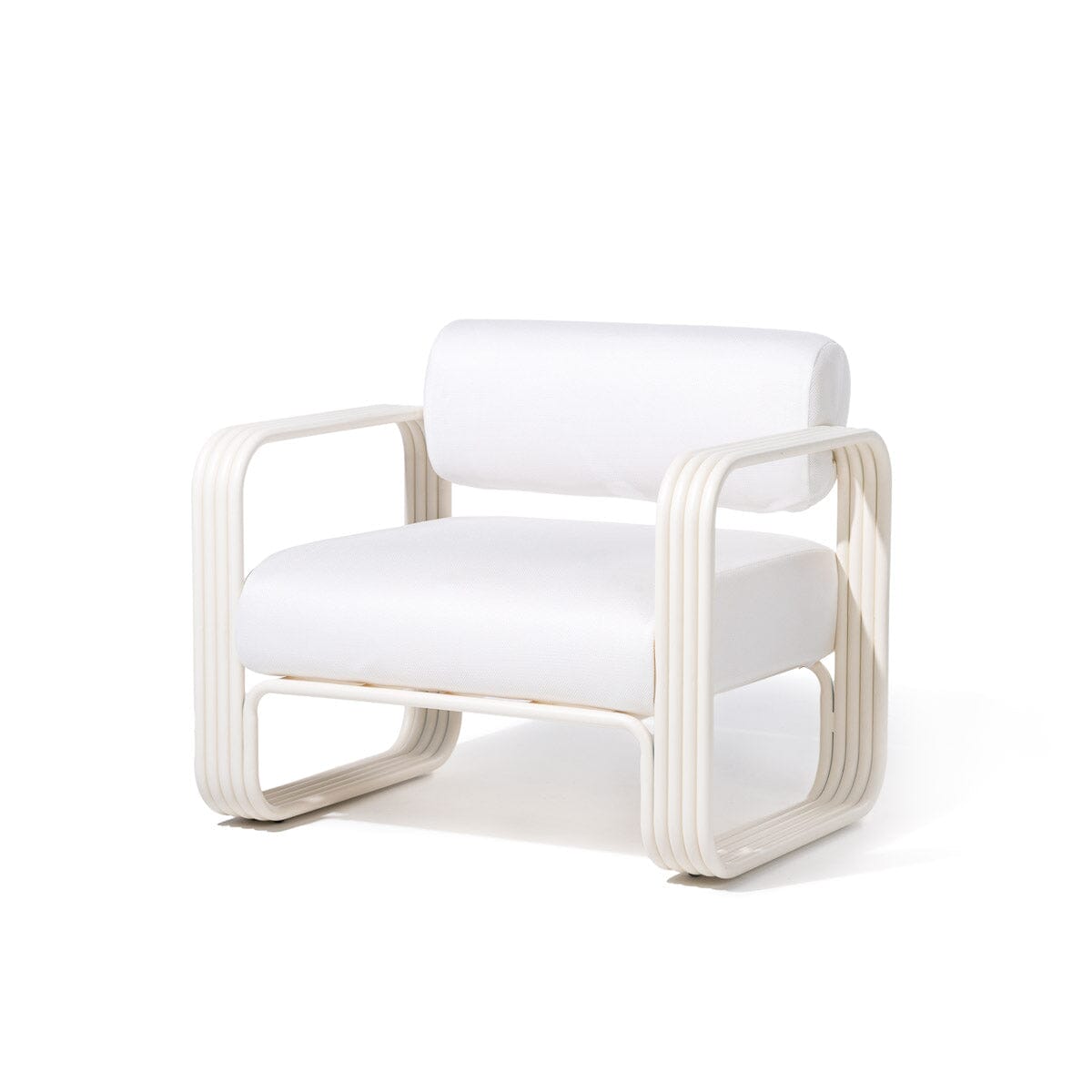 Contini Accent Chair Frame Contini Accent Chair Business & Pleasure Co. Antique White 