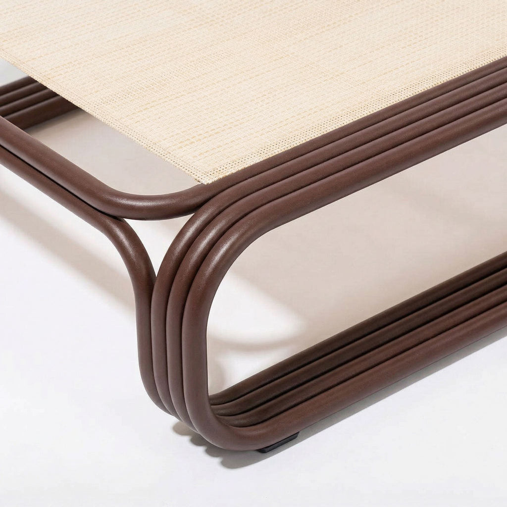 The Contini Sun Lounger - Frame - Merlot Contini Sun Lounger Business & Pleasure Co. 