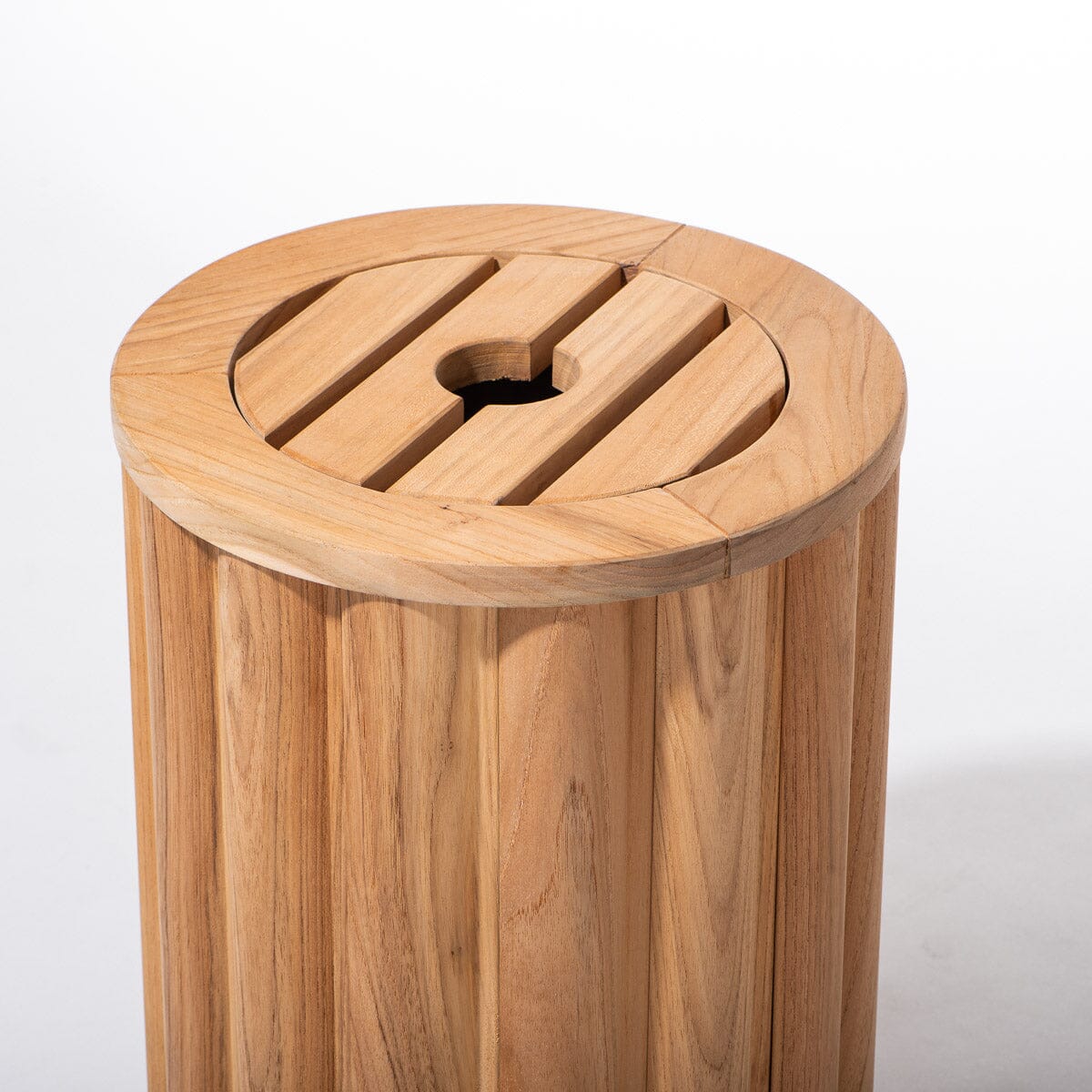 The Daisy Stool - Teakwood Daisy Stool Cushion Business & Pleasure Co. 