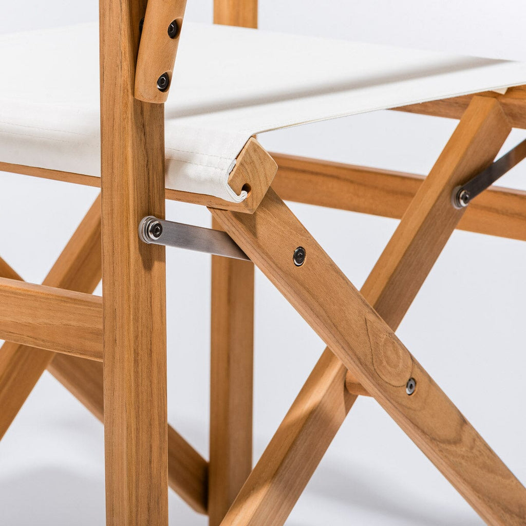 The Directors Chair - Table Height - Antique White Director Chair Business & Pleasure Co 