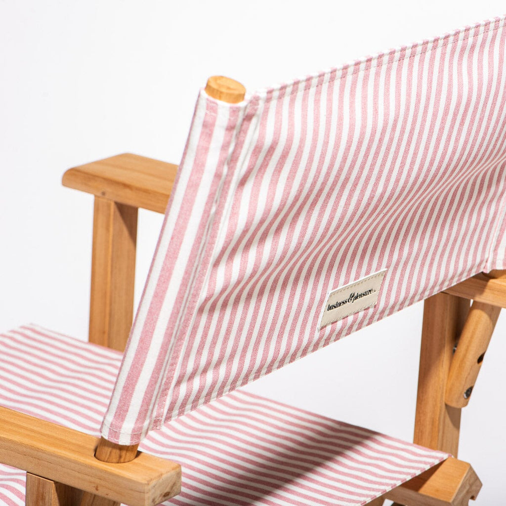 The Directors Chair - Table Height - Lauren's Pink Stripe Directors Chair Business & Pleasure Co. 