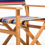 The Directors Chair - Table Height - Market Stripe Directors Chair Business & Pleasure Co. 