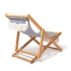 The Sling Chair - Lauren's Navy Stripe Sling Chair Business & Pleasure Co. 