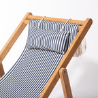 The Sling Chair - Lauren's Navy Stripe Sling Chair Business & Pleasure Co. 