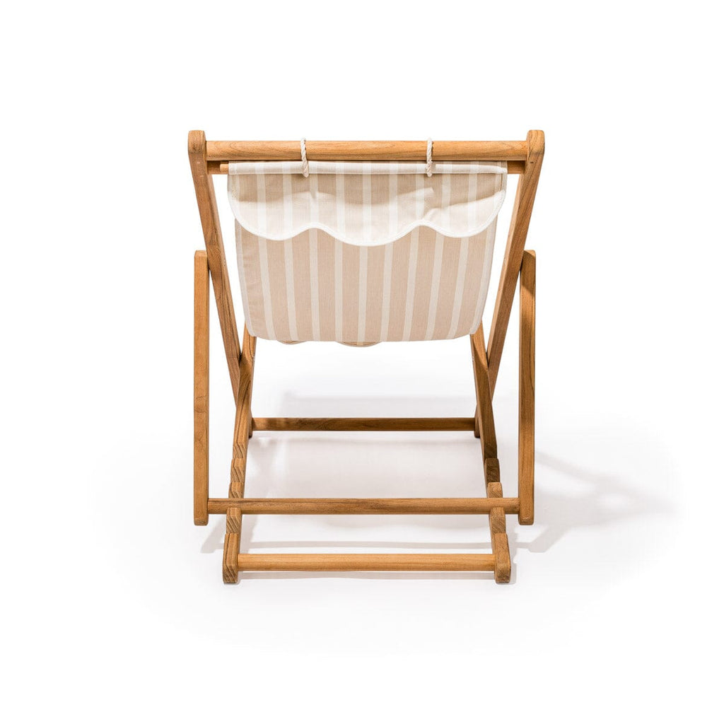 The Sling Chair - Monaco Natural Stripe Sling Chair Business & Pleasure Co 