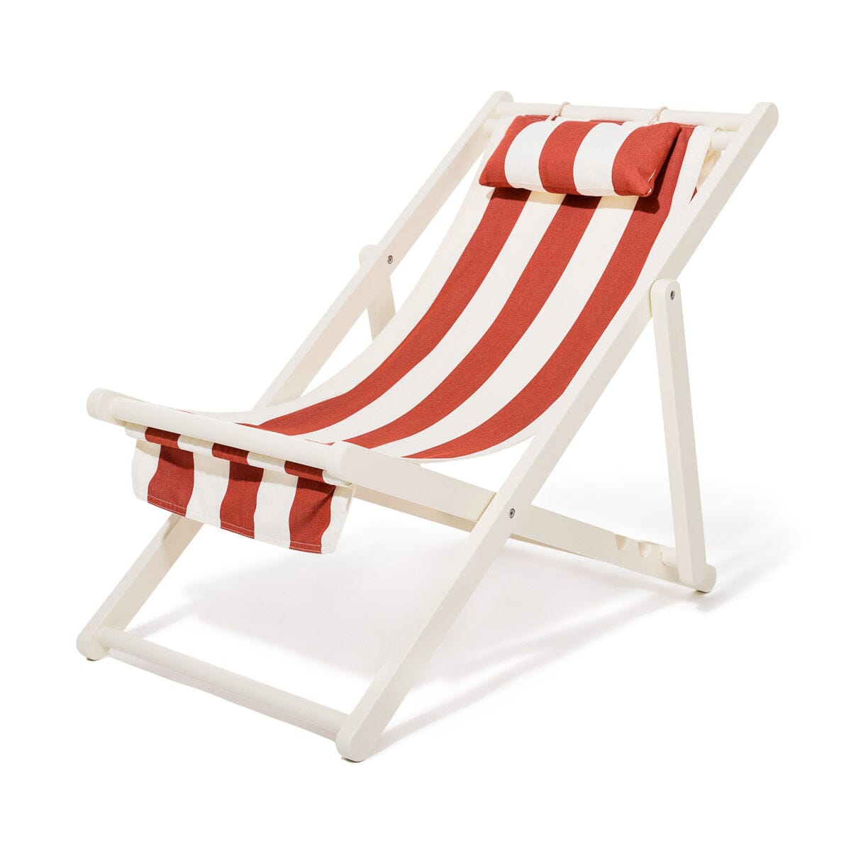 Product image of The Sling Chair - Acacia White - Crew Le Sirenuse Stripe Sling Chair Business & Pleasure Co. 