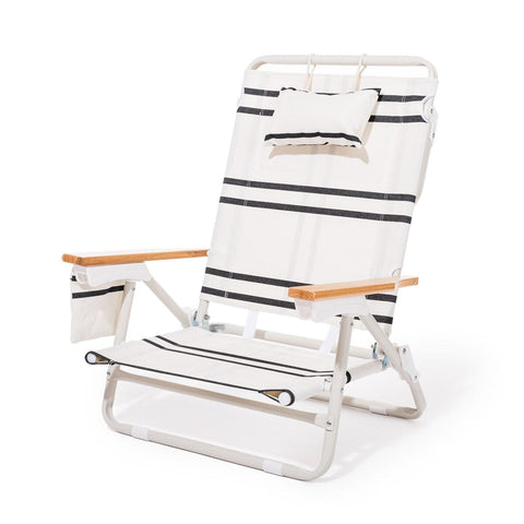 The Holiday Tommy Chair - Black Two Stripe
