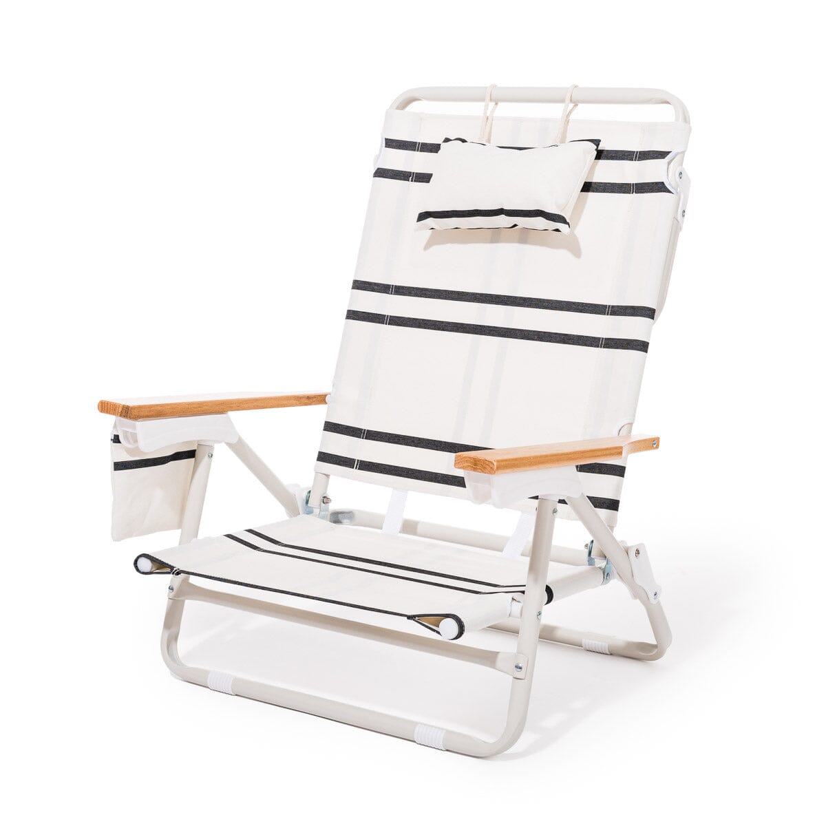 The Holiday Tommy Chair - Black Two Stripe Holiday Tommy Chair Business & Pleasure Co. 