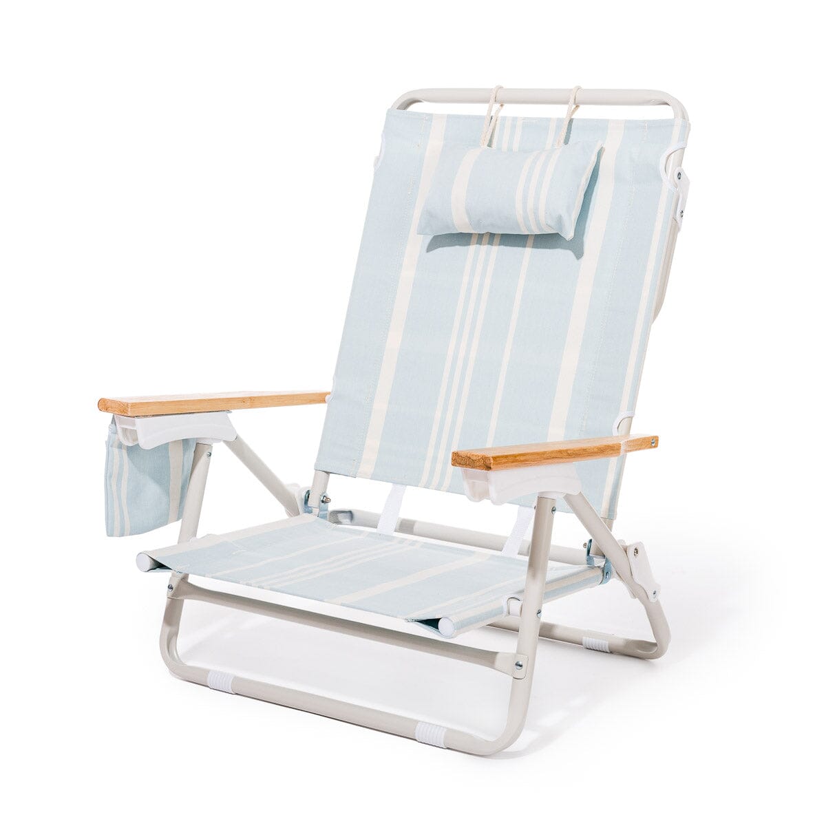 The Holiday Tommy Chair - Vintage Blue Stripe Holiday Tommy Chair Business & Pleasure Co. 