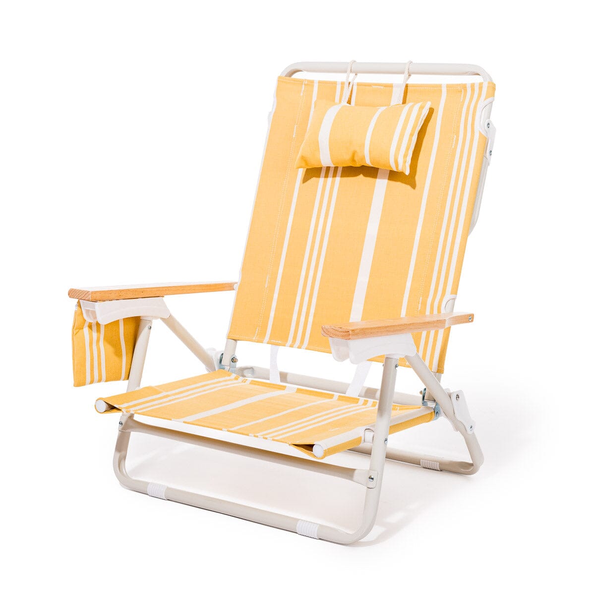 The Holiday Tommy Chair - Vintage Yellow Stripe Holiday Tommy Chair Business & Pleasure Co. 