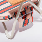 The Pam Chair - Bistro Dusty Pink Stripe Pam Chair Business & Pleasure Co 