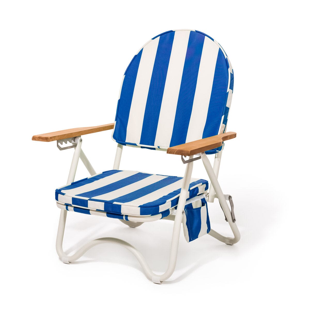 Product image of The Pam Chair - Crew Mediterranean Blue Stripe Pam Chair Business & Pleasure Co. 