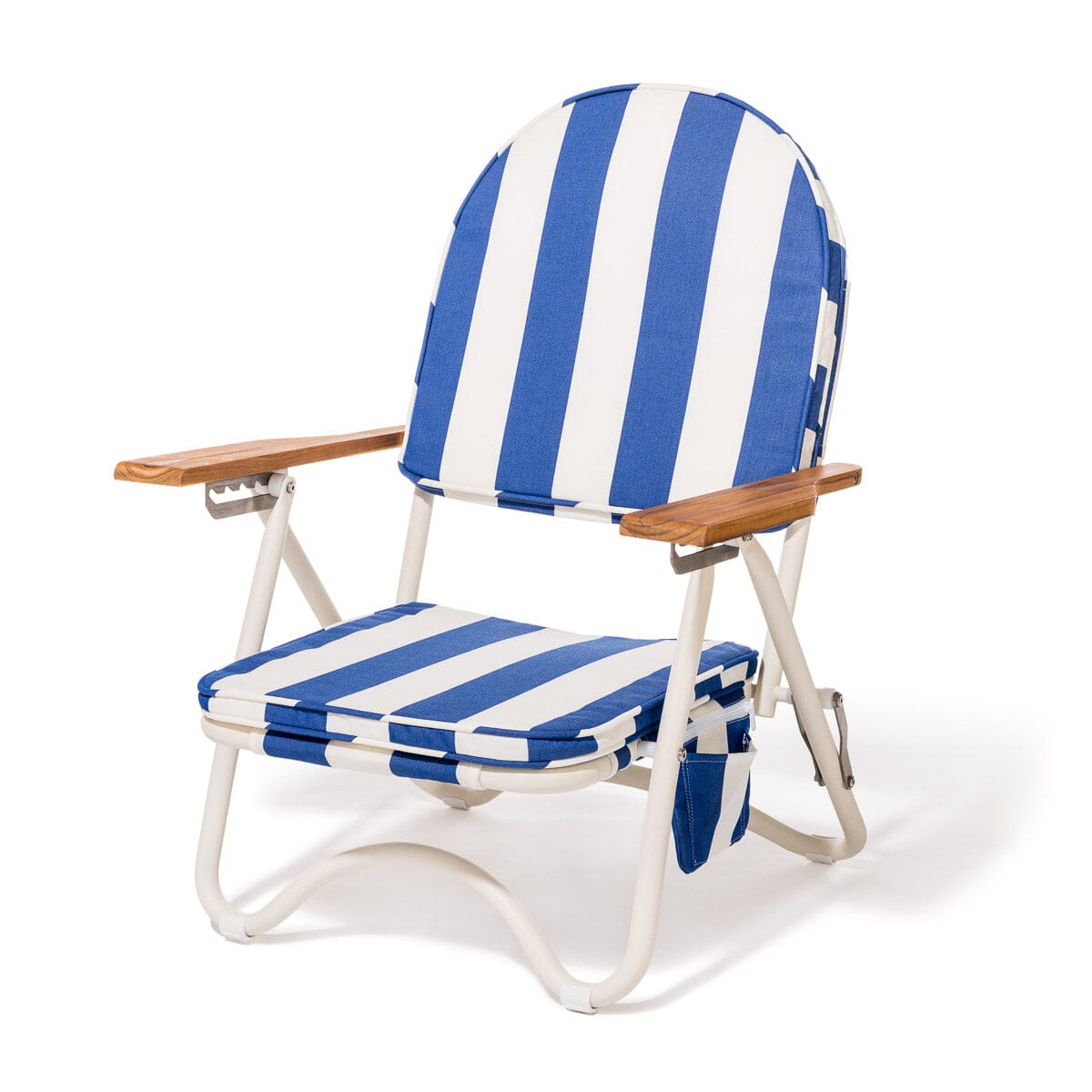 Product image of The Pam Chair - Crew Mediterranean Blue Stripe Pam Chair Business & Pleasure Co. 