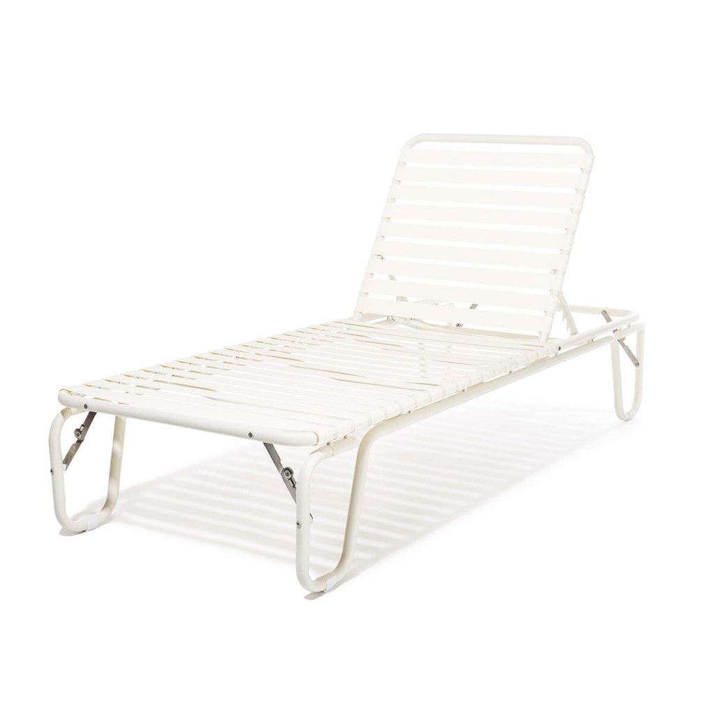 The Sunliner Lounger - Antique White Sunliner Lounger Business & Pleasure Co. 