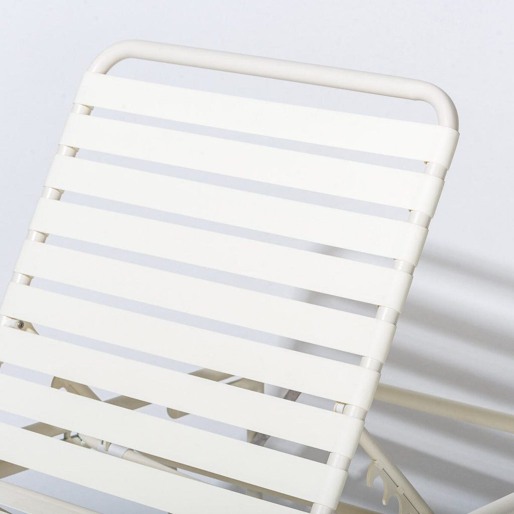 The Sunliner Lounger - Antique White Sunliner Lounger Business & Pleasure Co. 
