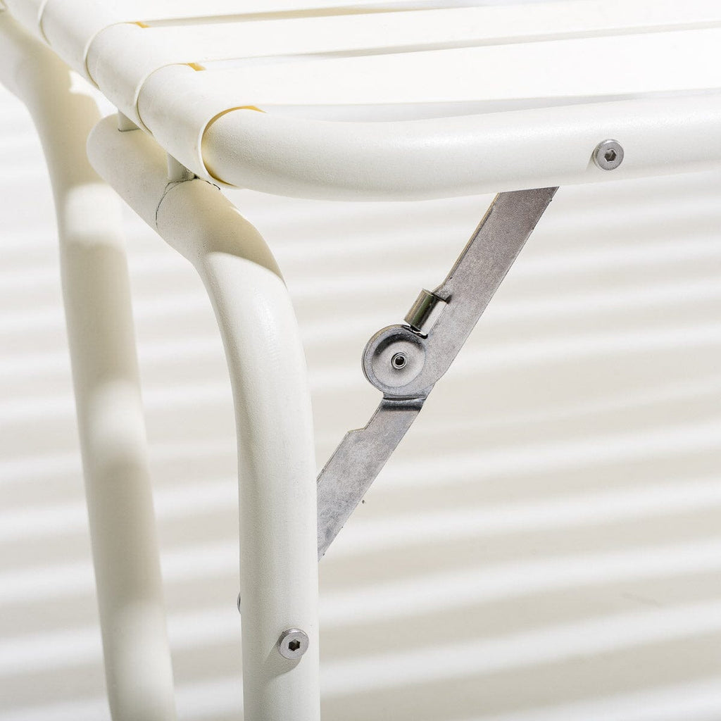 The Sunliner Lounger - Antique White Sunliner Lounger Business & Pleasure Co. 