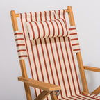 The Tommy Chair - Teak Natural - Monaco Le Sirenuse Stripe Tommy Chair Business & Pleasure Co. 