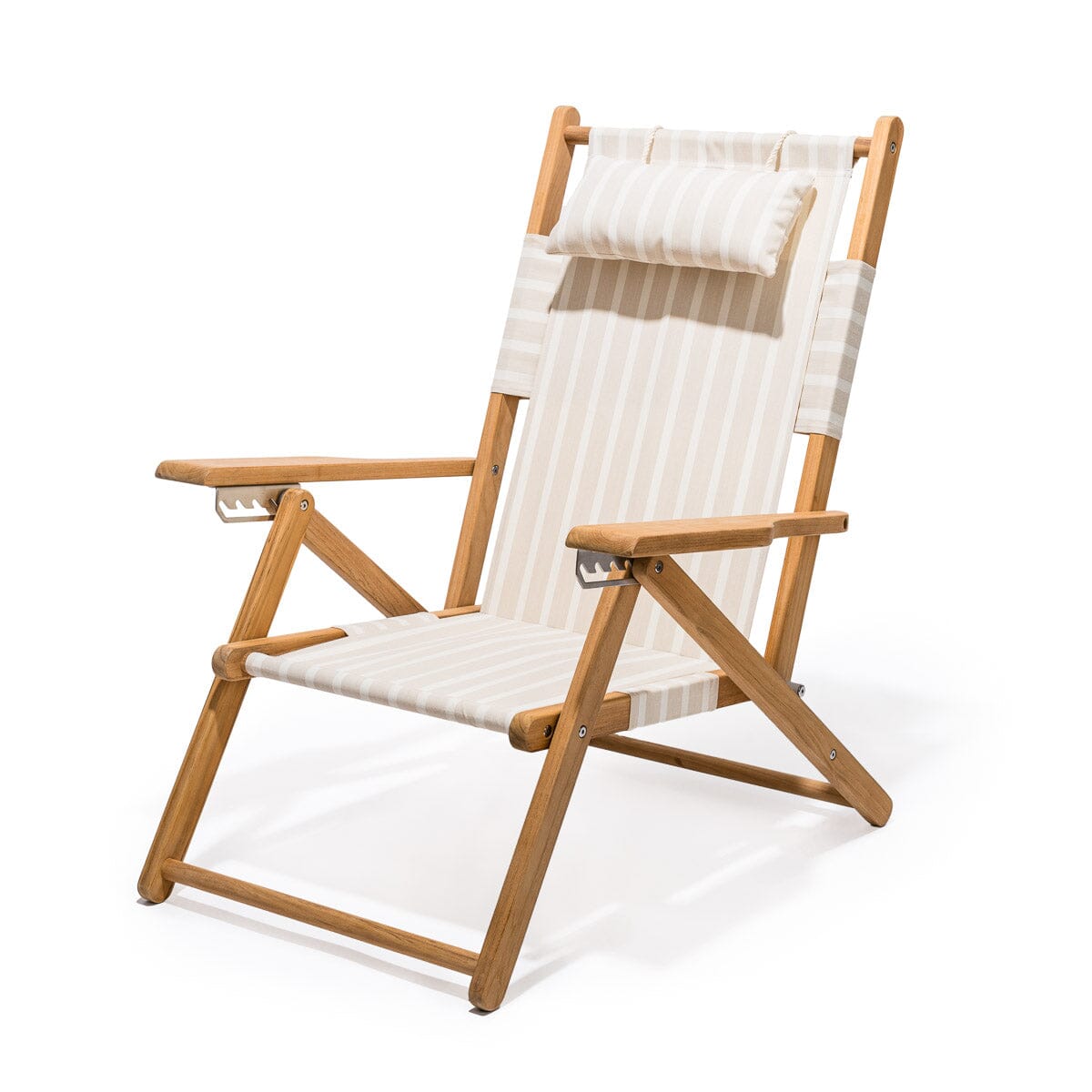 The Tommy Chair - Monaco Natural Stripe Tommy Chair Business & Pleasure Co 