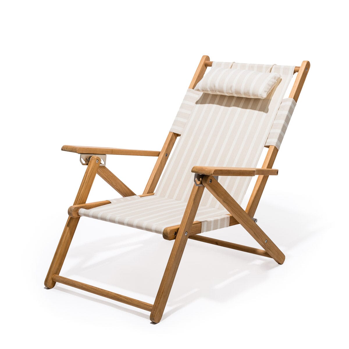 The Tommy Chair - Monaco Natural Stripe Tommy Chair Business & Pleasure Co 