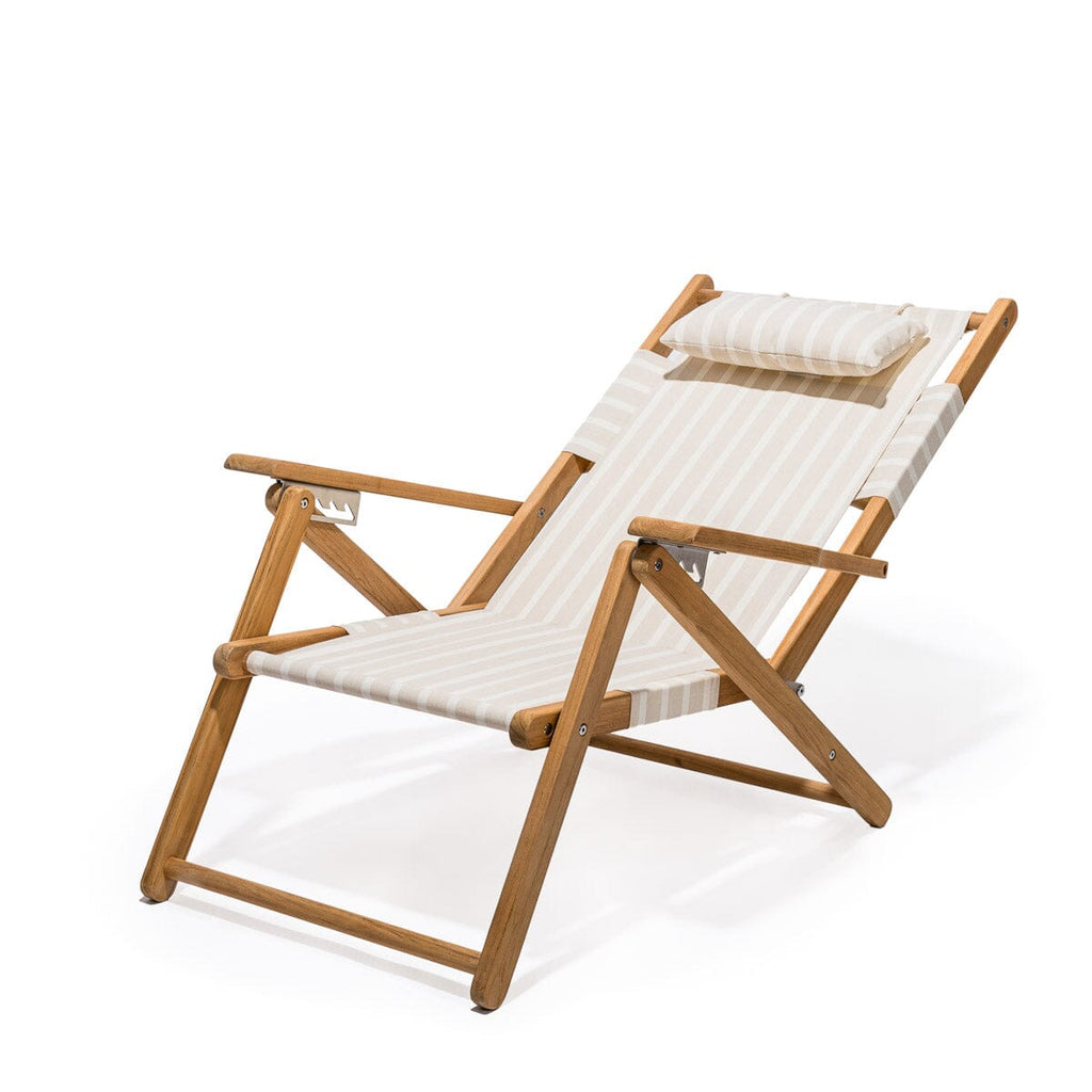 The Tommy Chair - Monaco Natural Stripe Tommy Chair Business & Pleasure Co 