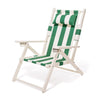 Swatch for The Tommy Chair - Acacia White - Crew Canyon Green Stripe