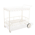 The Al Fresco Bar Cart - Antique White Al Fresco Bar Cart Business & Pleasure Co. 