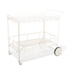 Swatch for The Al Fresco Bar Cart - Antique White