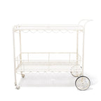 The Al Fresco Bar Cart - Antique White Al Fresco Bar Cart Business & Pleasure Co. 
