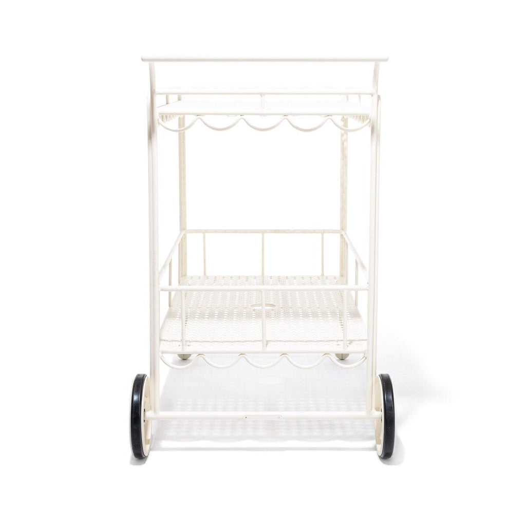 The Al Fresco Bar Cart - Antique White Al Fresco Bar Cart Business & Pleasure Co. 