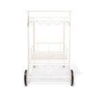 The Al Fresco Bar Cart - Antique White Al Fresco Bar Cart Business & Pleasure Co. 