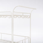 The Al Fresco Bar Cart - Antique White Al Fresco Bar Cart Business & Pleasure Co 