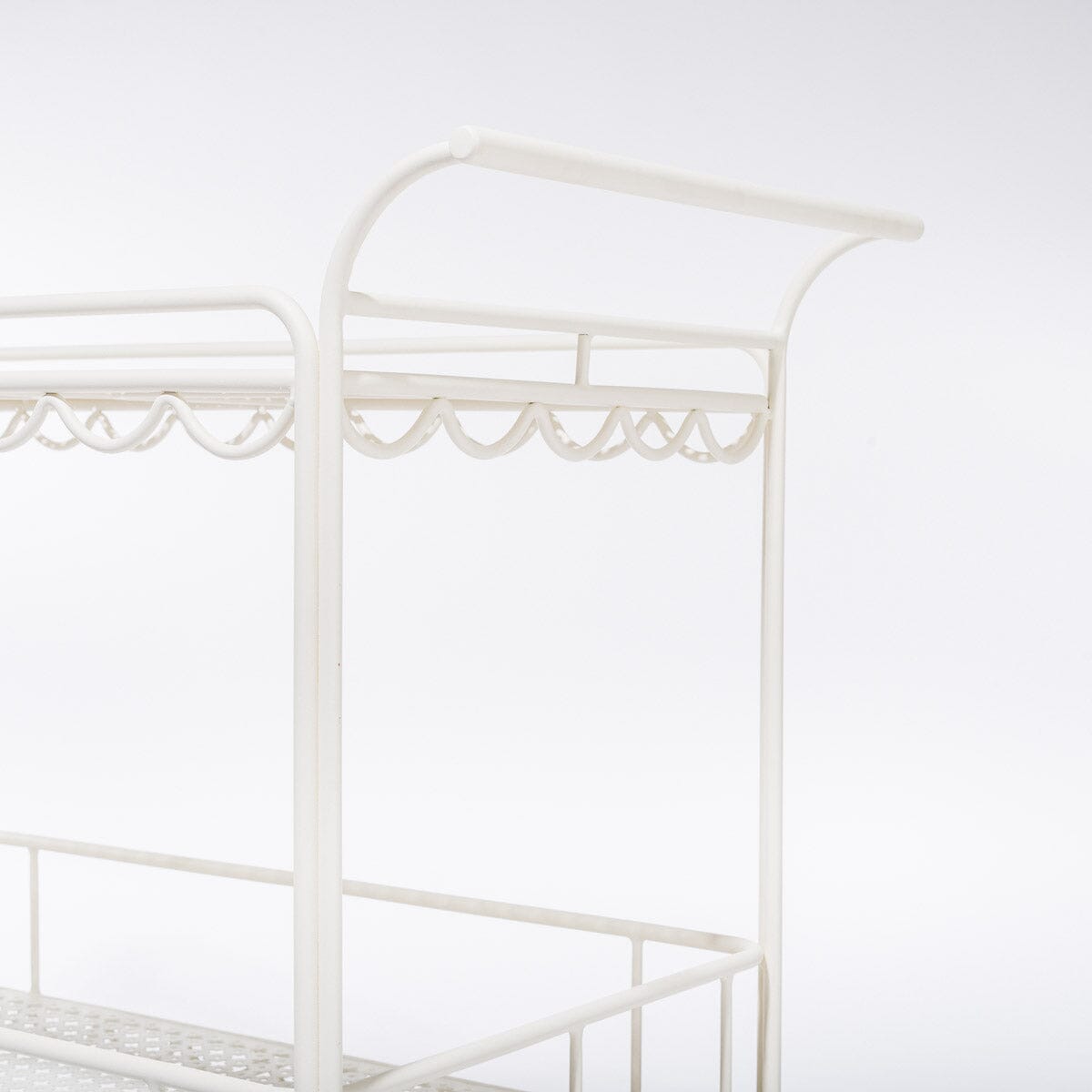 The Al Fresco Bar Cart - Antique White Al Fresco Bar Cart Business & Pleasure Co 
