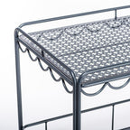 The Al Fresco Bar Cart - Vintage Black Al Fresco Bar Cart Business & Pleasure Co 