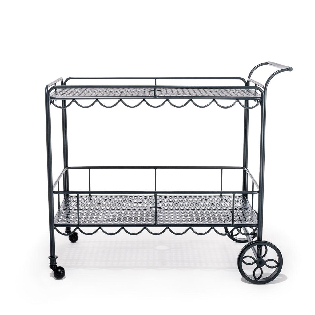 The Al Fresco Bar Cart - Vintage Black Al Fresco Bar Cart Business & Pleasure Co 