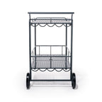 The Al Fresco Bar Cart - Vintage Black Al Fresco Bar Cart Business & Pleasure Co 