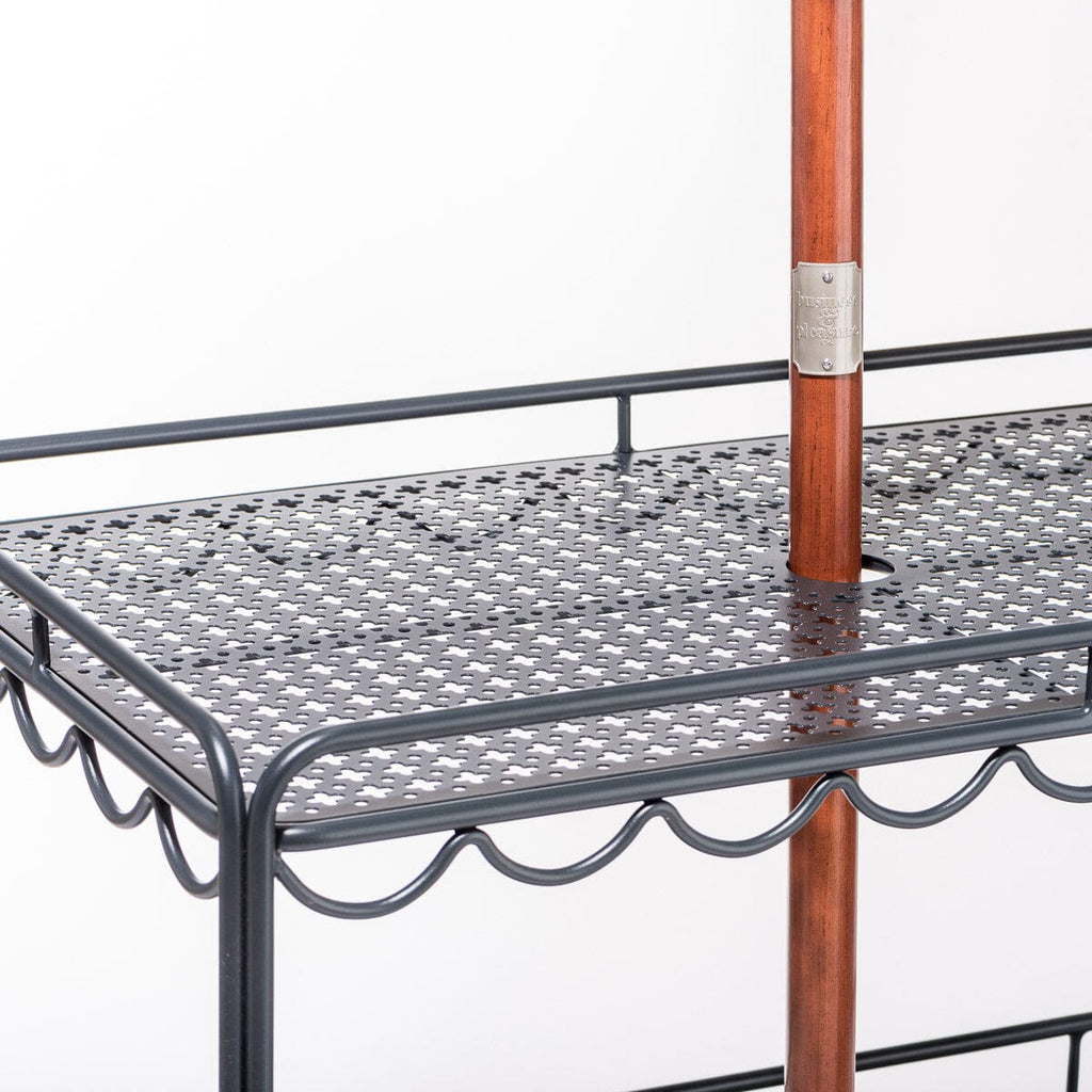 The Al Fresco Bar Cart - Vintage Black Al Fresco Bar Cart Business & Pleasure Co 