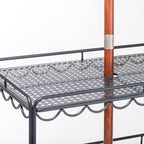The Al Fresco Bar Cart - Vintage Black Al Fresco Bar Cart Business & Pleasure Co 