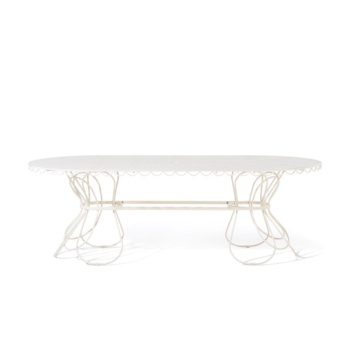 Al Fresco Oval Dining Table Al Fresco Dining Table Business & Pleasure Co. Antique White 