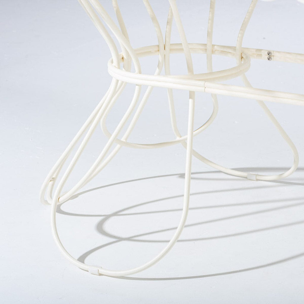 The Al Fresco Oval Dining Table - Antique White Al Fresco Dining Table Business & Pleasure Co. 