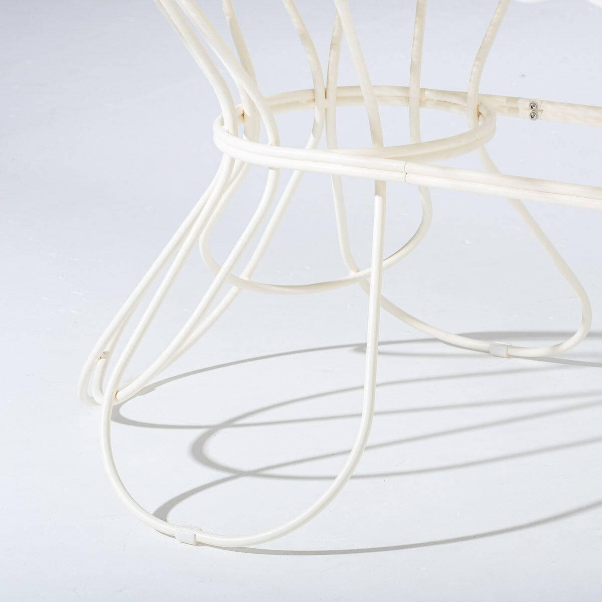 The Al Fresco Oval Dining Table - Antique White Al Fresco Dining Table Business & Pleasure Co. 