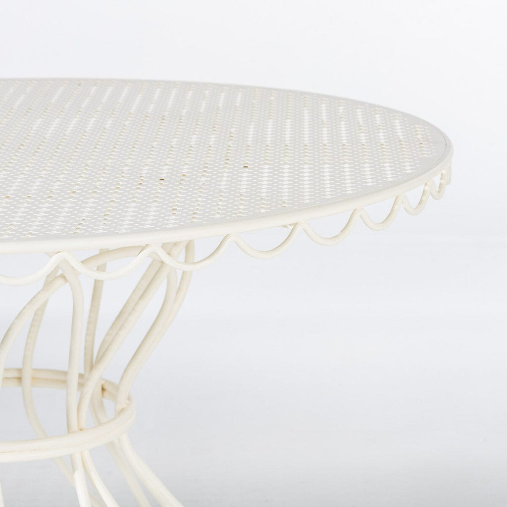 The Al Fresco Oval Dining Table - Antique White Al Fresco Dining Table Business & Pleasure Co. 