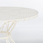 The Al Fresco Oval Dining Table - Antique White Al Fresco Dining Table Business & Pleasure Co. 