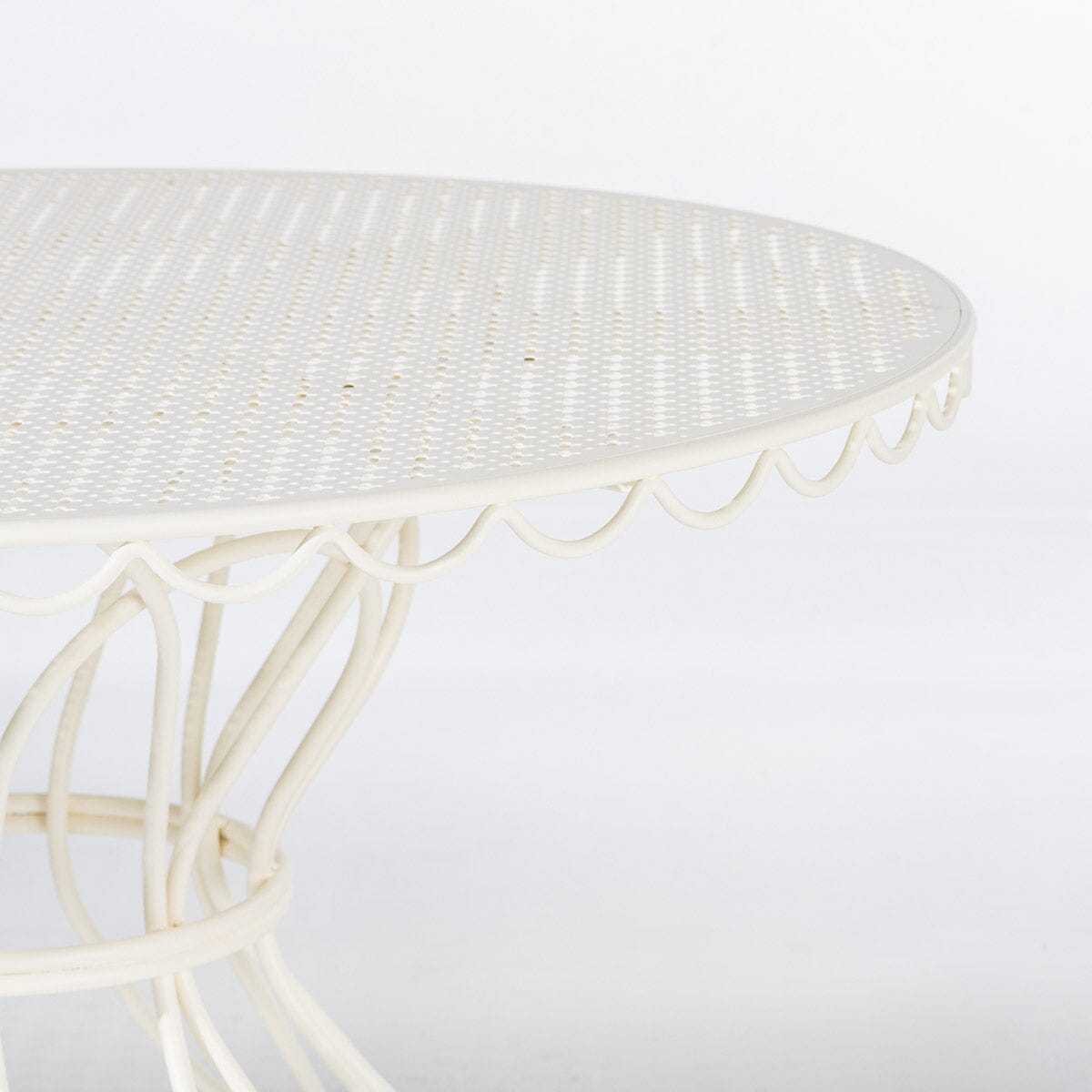 The Al Fresco Oval Dining Table - Antique White Al Fresco Dining Table Business & Pleasure Co. 