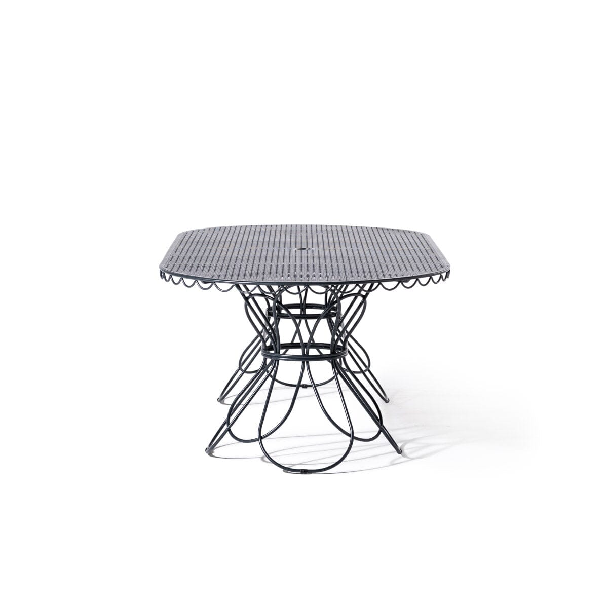 The Al Fresco Oval Dining Table - Vintage Black Al Fresco Dining Table Business & Pleasure Co. 